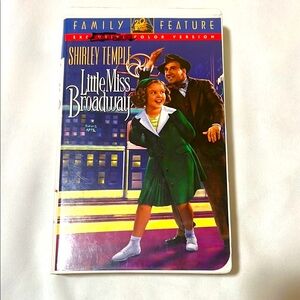 Shirley Temple Little Miss Broadway VHS Movie